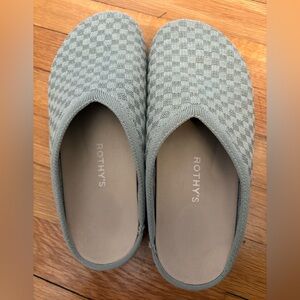 Rothy's Sage Knit Clog Size 10